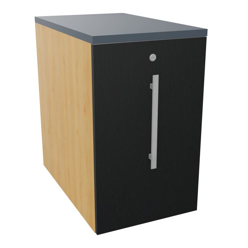 GUSTAVE CAISSON INDIVIDUEL H73,5 L43,2 P70 CM MELAMINE - CORPS  TOP  PORTE  R5 R9 R6