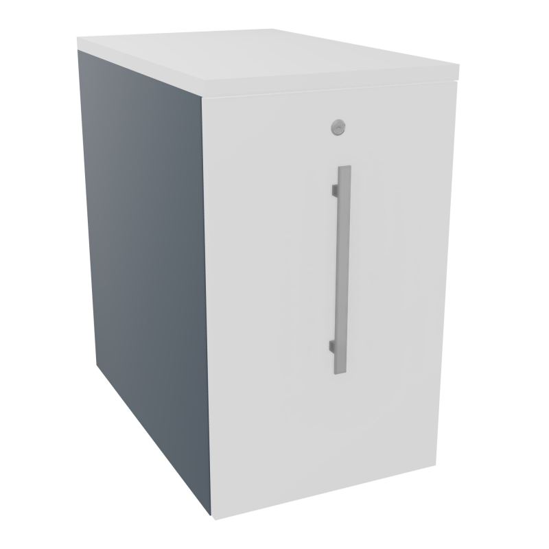 GUSTAVE CAISSON INDIVIDUEL H73,5 L43,2 P70 CM MELAMINE - CORPS  TOP  PORTE  R6 MG MG