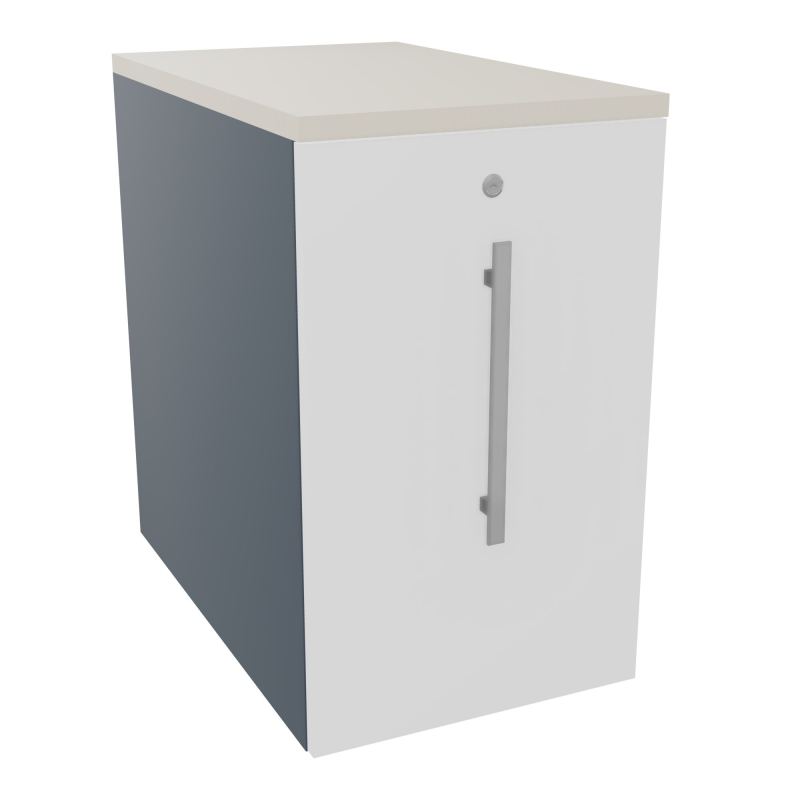 GUSTAVE CAISSON INDIVIDUEL H73,5 L43,2 P70 CM MELAMINE - CORPS  TOP  PORTE  R6 MG N5
