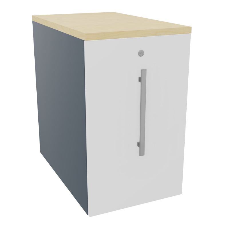 GUSTAVE CAISSON INDIVIDUEL H73,5 L43,2 P70 CM MELAMINE - CORPS  TOP  PORTE  R6 MG N8