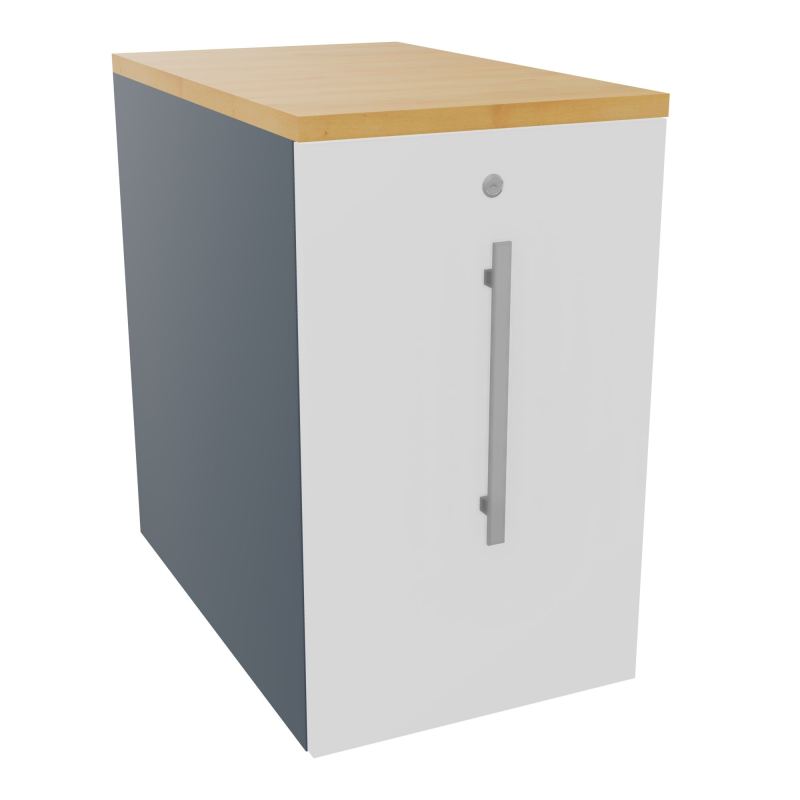 GUSTAVE CAISSON INDIVIDUEL H73,5 L43,2 P70 CM MELAMINE - CORPS  TOP  PORTE  R6 MG R5