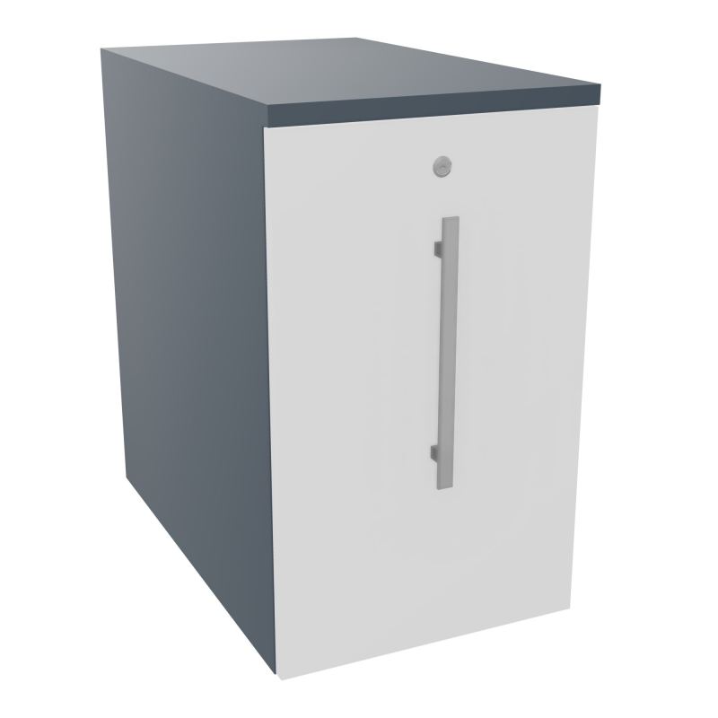 GUSTAVE CAISSON INDIVIDUEL H73,5 L43,2 P70 CM MELAMINE - CORPS  TOP  PORTE  R6 MG R6