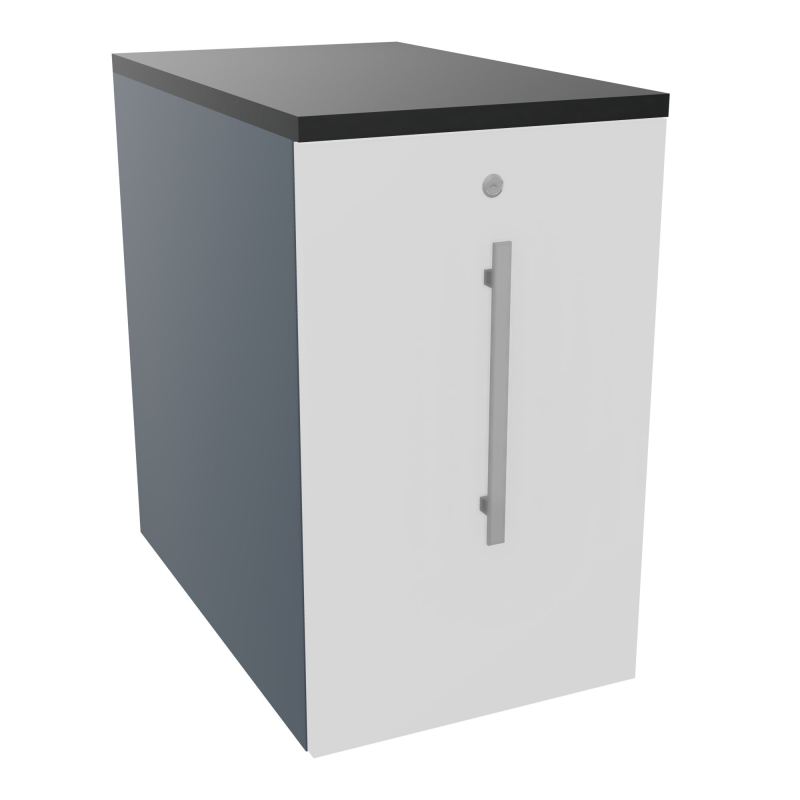 GUSTAVE CAISSON INDIVIDUEL H73,5 L43,2 P70 CM MELAMINE - CORPS  TOP  PORTE  R6 MG R9