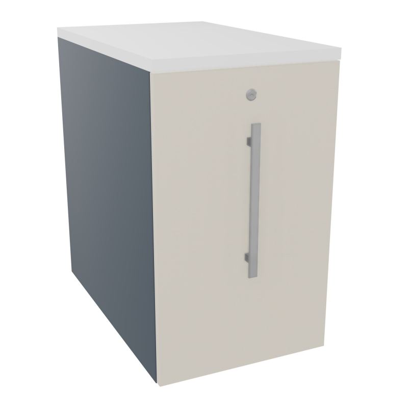 GUSTAVE CAISSON INDIVIDUEL H73,5 L43,2 P70 CM MELAMINE - CORPS  TOP  PORTE  R6 N5 MG