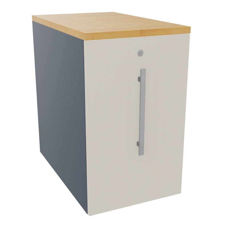 GUSTAVE CAISSON INDIVIDUEL H73,5 L43,2 P70 CM MELAMINE - CORPS  TOP  PORTE  R6 N5 R5