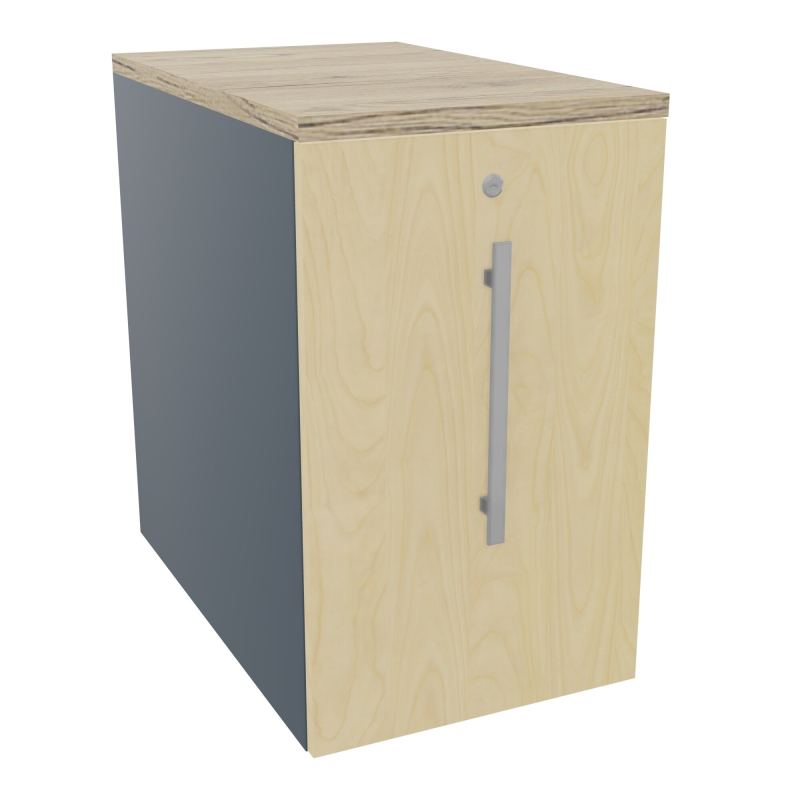 GUSTAVE CAISSON INDIVIDUEL H73,5 L43,2 P70 CM MELAMINE - CORPS  TOP  PORTE  R6 N8 R3