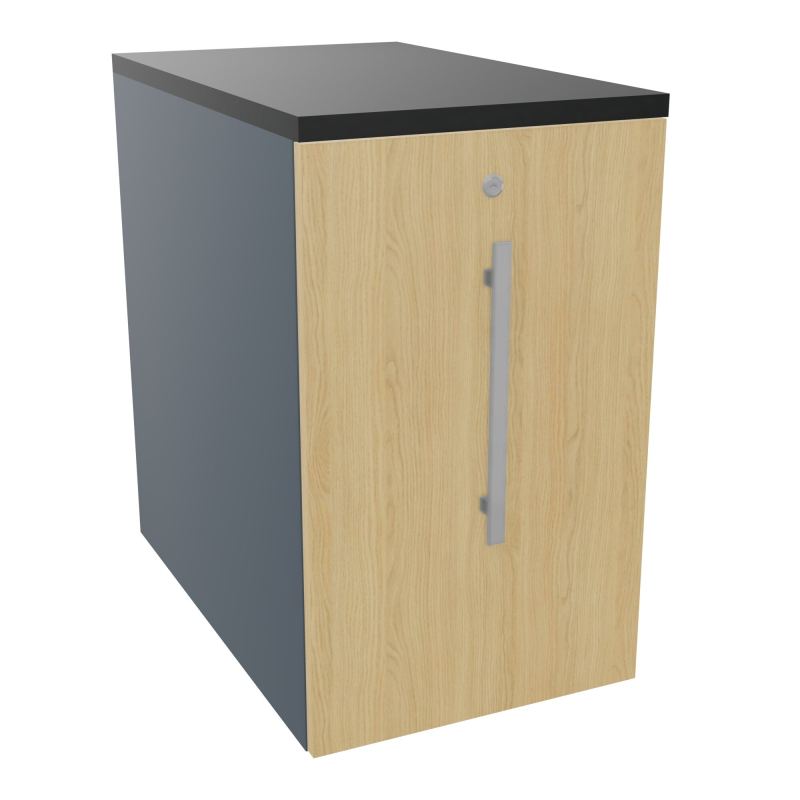 GUSTAVE CAISSON INDIVIDUEL H73,5 L43,2 P70 CM MELAMINE - CORPS  TOP  PORTE  R6 R1 R9