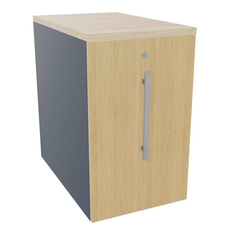GUSTAVE CAISSON INDIVIDUEL H73,5 L43,2 P70 CM MELAMINE - CORPS  TOP  PORTE  R6 R1 RZ