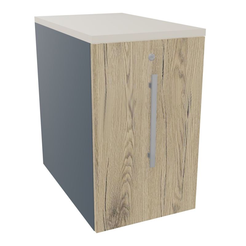 GUSTAVE CAISSON INDIVIDUEL H73,5 L43,2 P70 CM MELAMINE - CORPS  TOP  PORTE  R6 R3 N5
