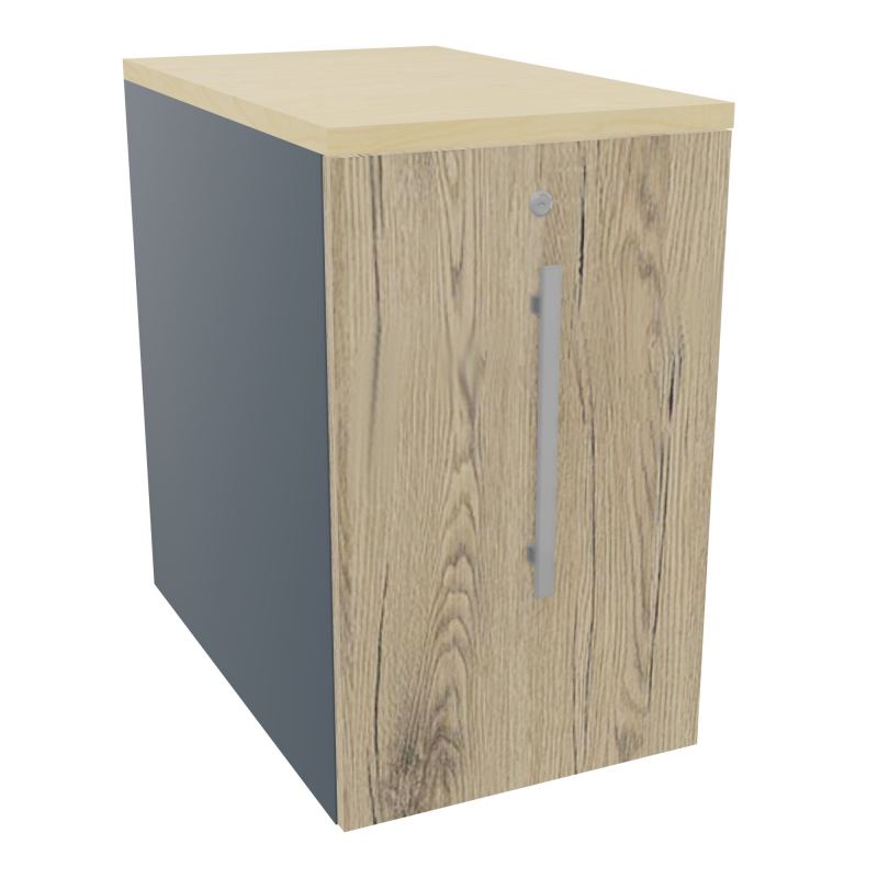 GUSTAVE CAISSON INDIVIDUEL H73,5 L43,2 P70 CM MELAMINE - CORPS  TOP  PORTE  R6 R3 N8