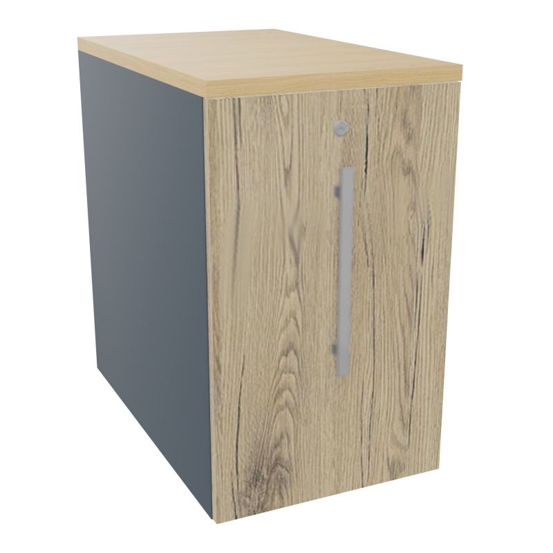 GUSTAVE CAISSON INDIVIDUEL H73,5 L43,2 P70 CM MELAMINE - CORPS  TOP  PORTE  R6 R3 R1