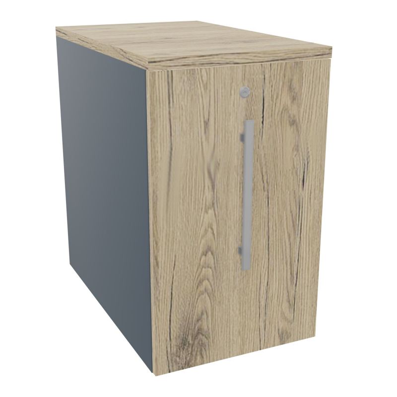 GUSTAVE CAISSON INDIVIDUEL H73,5 L43,2 P70 CM MELAMINE - CORPS  TOP  PORTE  R6 R3 R3