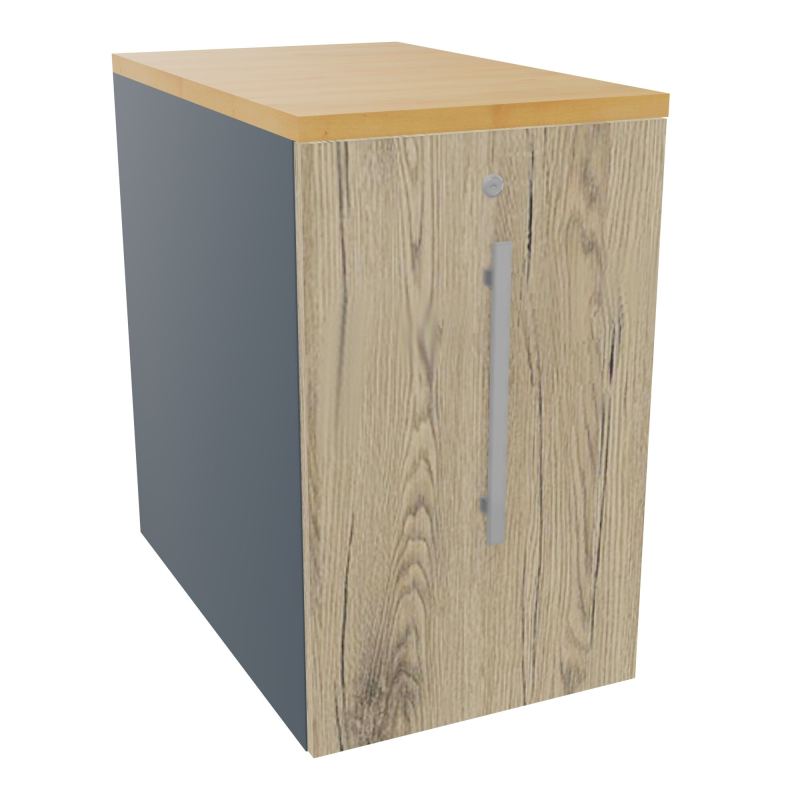 GUSTAVE CAISSON INDIVIDUEL H73,5 L43,2 P70 CM MELAMINE - CORPS  TOP  PORTE  R6 R3 R5