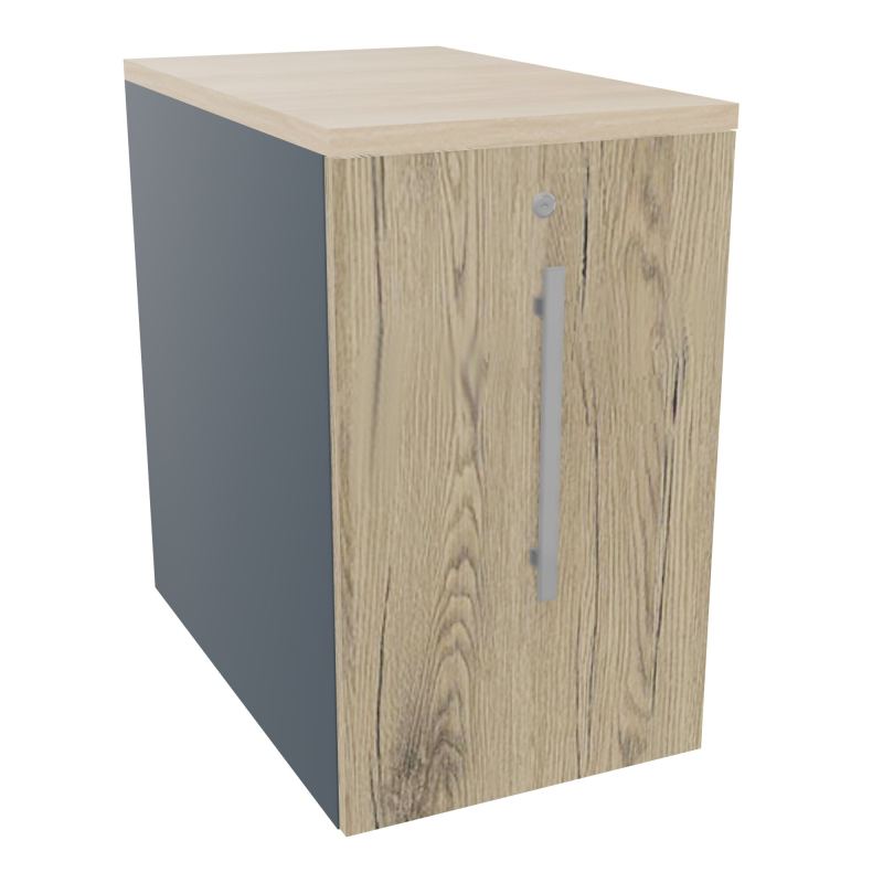 GUSTAVE CAISSON INDIVIDUEL H73,5 L43,2 P70 CM MELAMINE - CORPS  TOP  PORTE  R6 R3 RZ