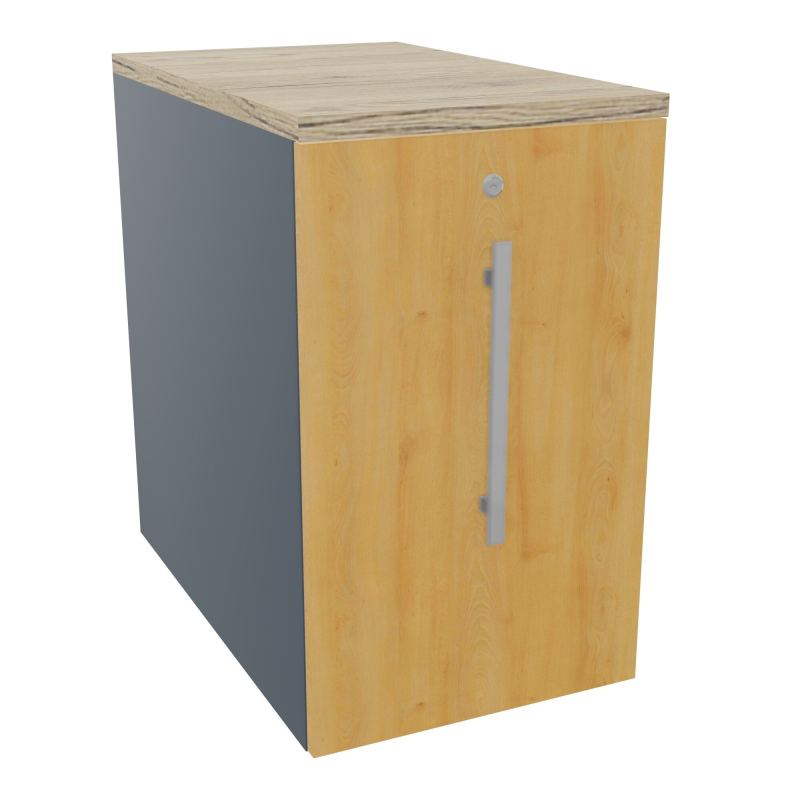 GUSTAVE CAISSON INDIVIDUEL H73,5 L43,2 P70 CM MELAMINE - CORPS  TOP  PORTE  R6 R5 R3