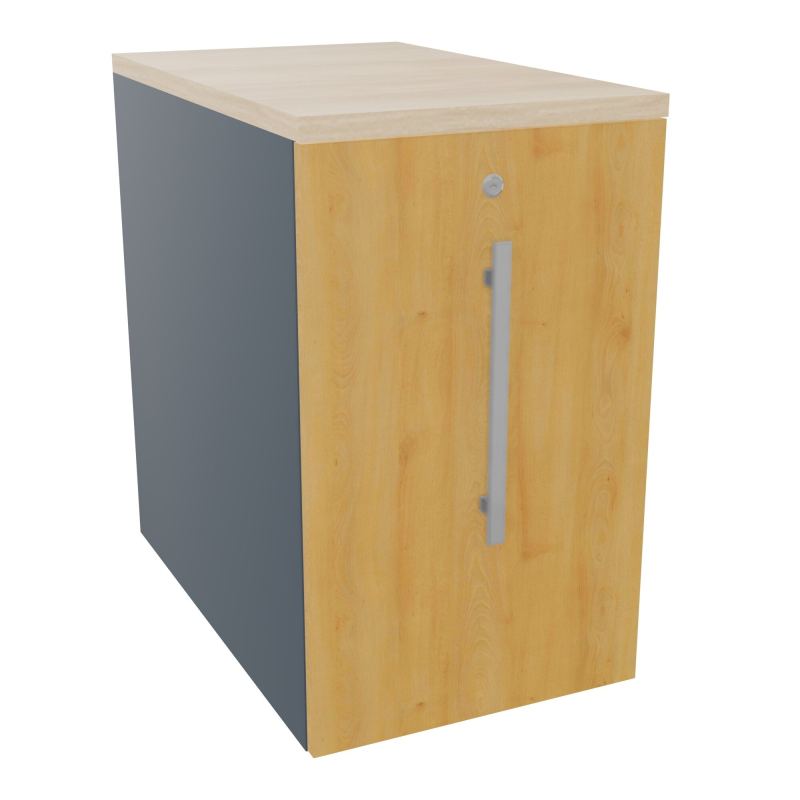GUSTAVE CAISSON INDIVIDUEL H73,5 L43,2 P70 CM MELAMINE - CORPS  TOP  PORTE  R6 R5 RZ