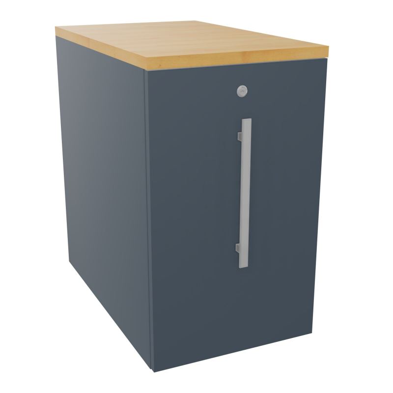 GUSTAVE CAISSON INDIVIDUEL H73,5 L43,2 P70 CM MELAMINE - CORPS  TOP  PORTE  R6 R6 R5