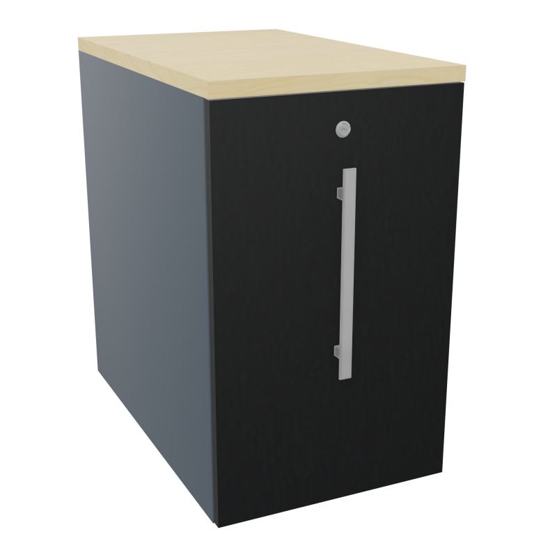 GUSTAVE CAISSON INDIVIDUEL H73,5 L43,2 P70 CM MELAMINE - CORPS  TOP  PORTE  R6 R9 N8
