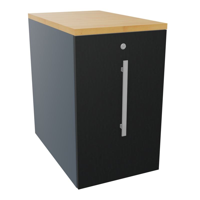 GUSTAVE CAISSON INDIVIDUEL H73,5 L43,2 P70 CM MELAMINE - CORPS  TOP  PORTE  R6 R9 R5