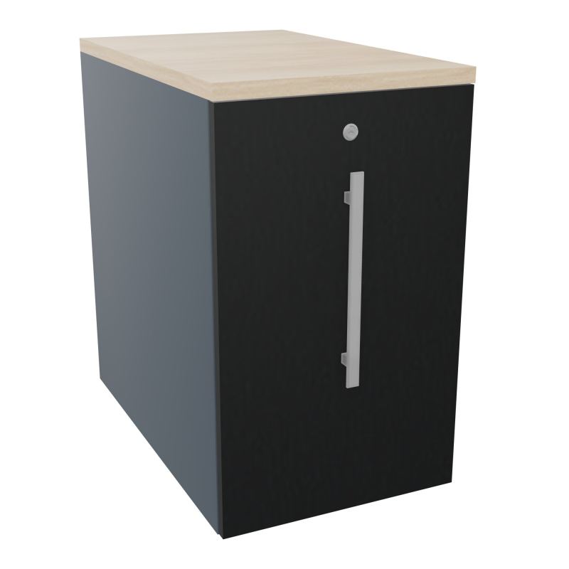 GUSTAVE CAISSON INDIVIDUEL H73,5 L43,2 P70 CM MELAMINE - CORPS  TOP  PORTE  R6 R9 RZ