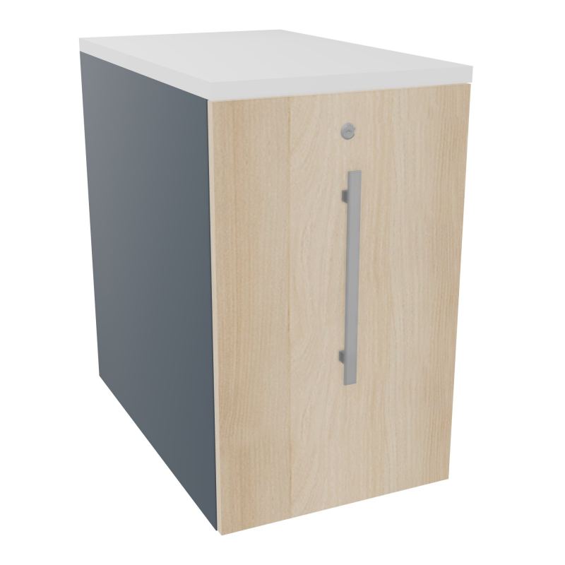 GUSTAVE CAISSON INDIVIDUEL H73,5 L43,2 P70 CM MELAMINE - CORPS  TOP  PORTE  R6 RZ MG
