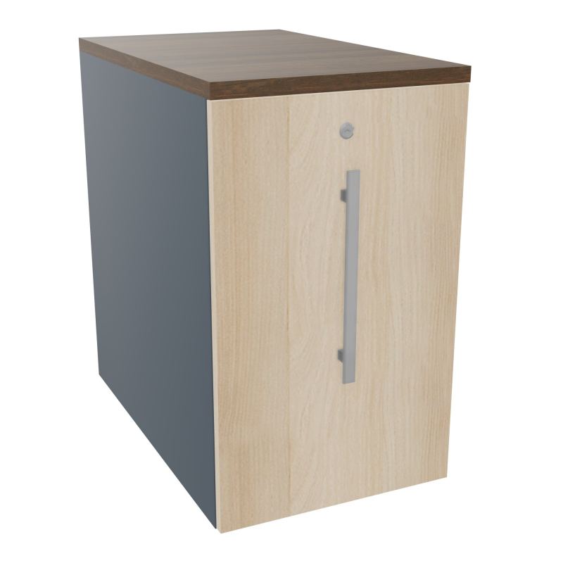 GUSTAVE CAISSON INDIVIDUEL H73,5 L43,2 P70 CM MELAMINE - CORPS  TOP  PORTE  R6 RZ N6