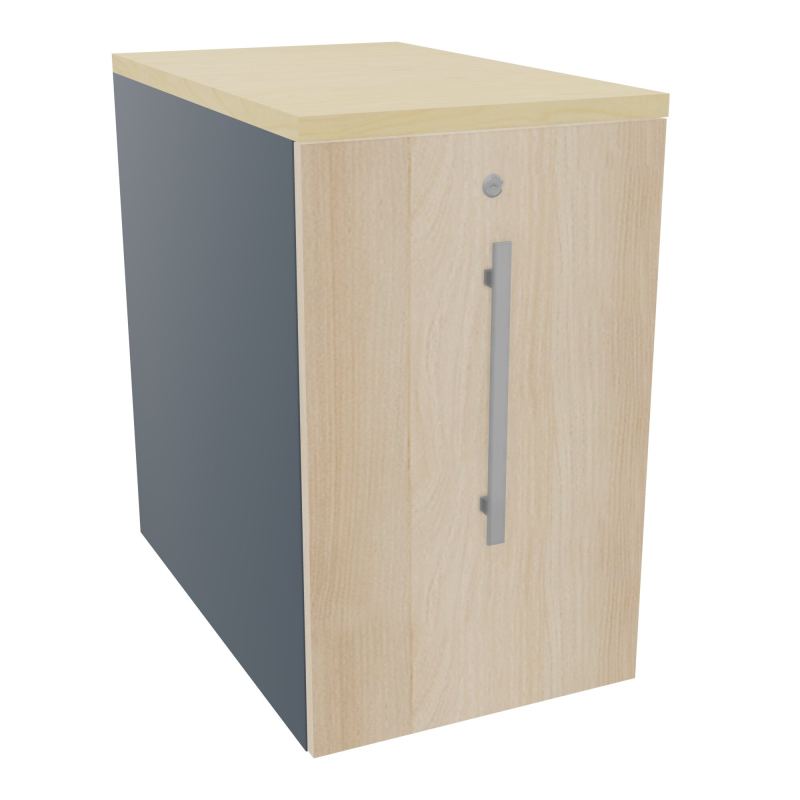 GUSTAVE CAISSON INDIVIDUEL H73,5 L43,2 P70 CM MELAMINE - CORPS  TOP  PORTE  R6 RZ N8