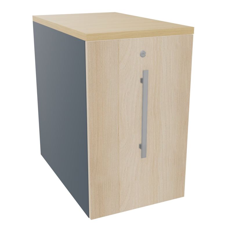 GUSTAVE CAISSON INDIVIDUEL H73,5 L43,2 P70 CM MELAMINE - CORPS  TOP  PORTE  R6 RZ R1