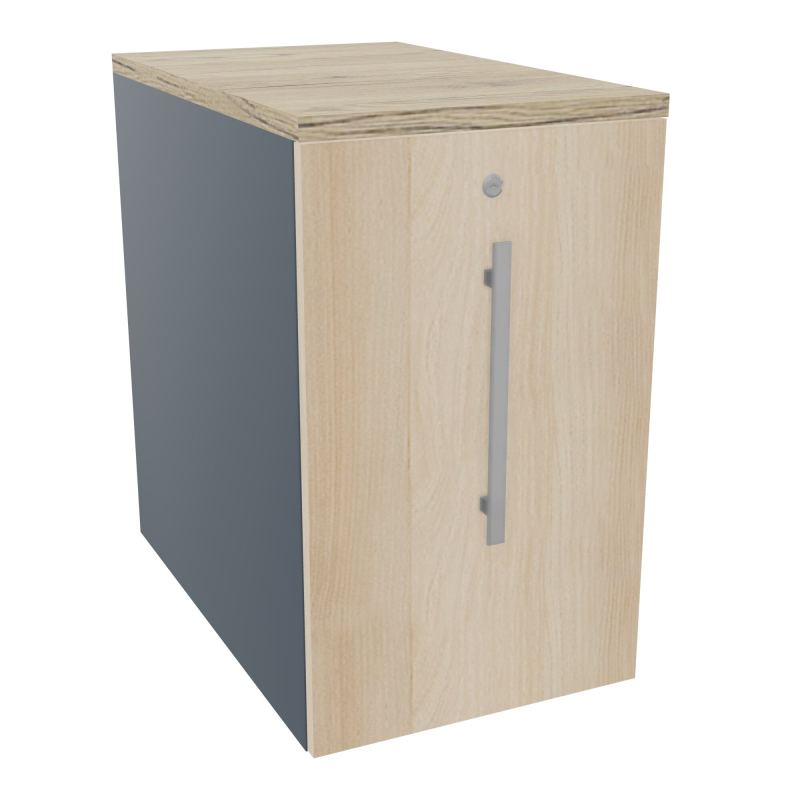 GUSTAVE CAISSON INDIVIDUEL H73,5 L43,2 P70 CM MELAMINE - CORPS  TOP  PORTE  R6 RZ R3