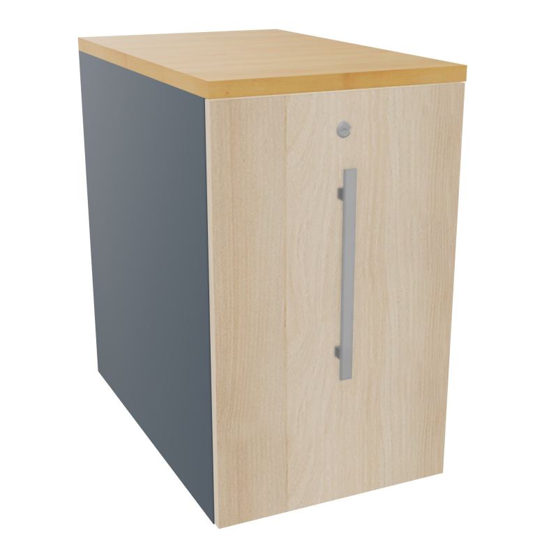 GUSTAVE CAISSON INDIVIDUEL H73,5 L43,2 P70 CM MELAMINE - CORPS  TOP  PORTE  R6 RZ R5