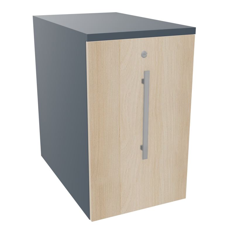GUSTAVE CAISSON INDIVIDUEL H73,5 L43,2 P70 CM MELAMINE - CORPS  TOP  PORTE  R6 RZ R6