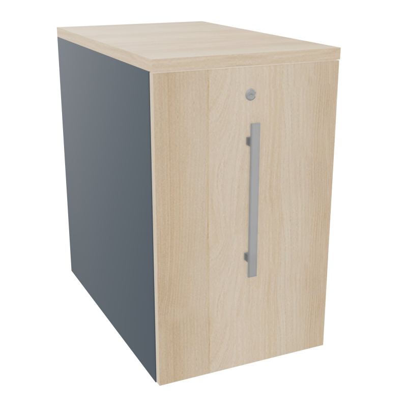 GUSTAVE CAISSON INDIVIDUEL H73,5 L43,2 P70 CM MELAMINE - CORPS  TOP  PORTE  R6 RZ RZ