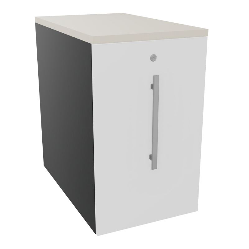 GUSTAVE CAISSON INDIVIDUEL H73,5 L43,2 P70 CM MELAMINE - CORPS  TOP  PORTE  R9 MG N5