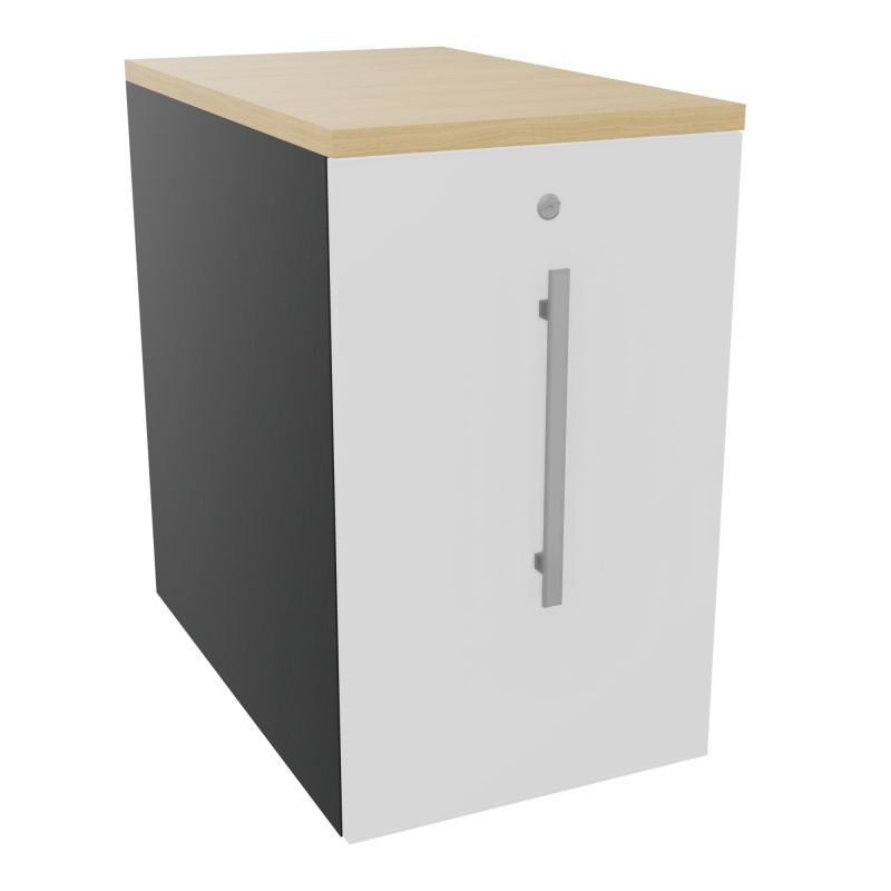GUSTAVE CAISSON INDIVIDUEL H73,5 L43,2 P70 CM MELAMINE - CORPS  TOP  PORTE  R9 MG R1
