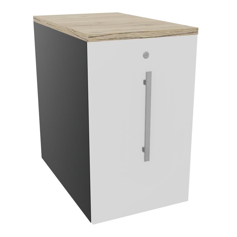 GUSTAVE CAISSON INDIVIDUEL H73,5 L43,2 P70 CM MELAMINE - CORPS  TOP  PORTE  R9 MG R3
