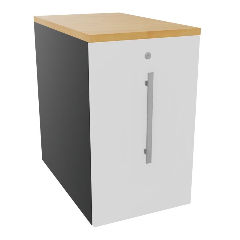 GUSTAVE CAISSON INDIVIDUEL H73,5 L43,2 P70 CM MELAMINE - CORPS  TOP  PORTE  R9 MG R5