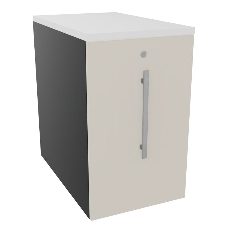GUSTAVE CAISSON INDIVIDUEL H73,5 L43,2 P70 CM MELAMINE - CORPS  TOP  PORTE  R9 N5 MG