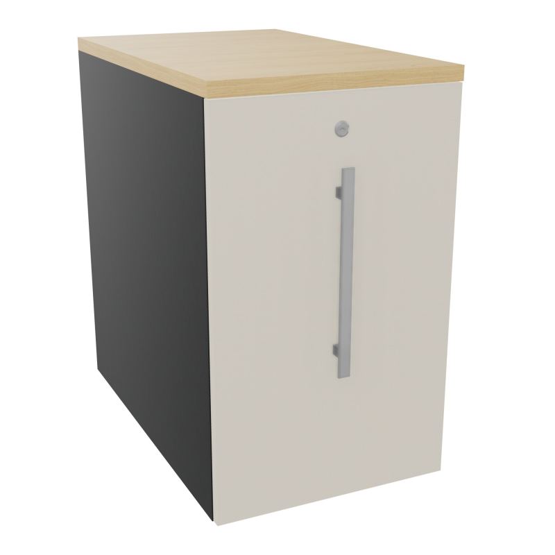 GUSTAVE CAISSON INDIVIDUEL H73,5 L43,2 P70 CM MELAMINE - CORPS  TOP  PORTE  R9 N5 R1