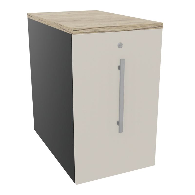 GUSTAVE CAISSON INDIVIDUEL H73,5 L43,2 P70 CM MELAMINE - CORPS  TOP  PORTE  R9 N5 R3
