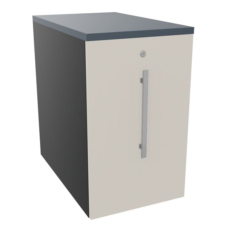 GUSTAVE CAISSON INDIVIDUEL H73,5 L43,2 P70 CM MELAMINE - CORPS  TOP  PORTE  R9 N5 R6
