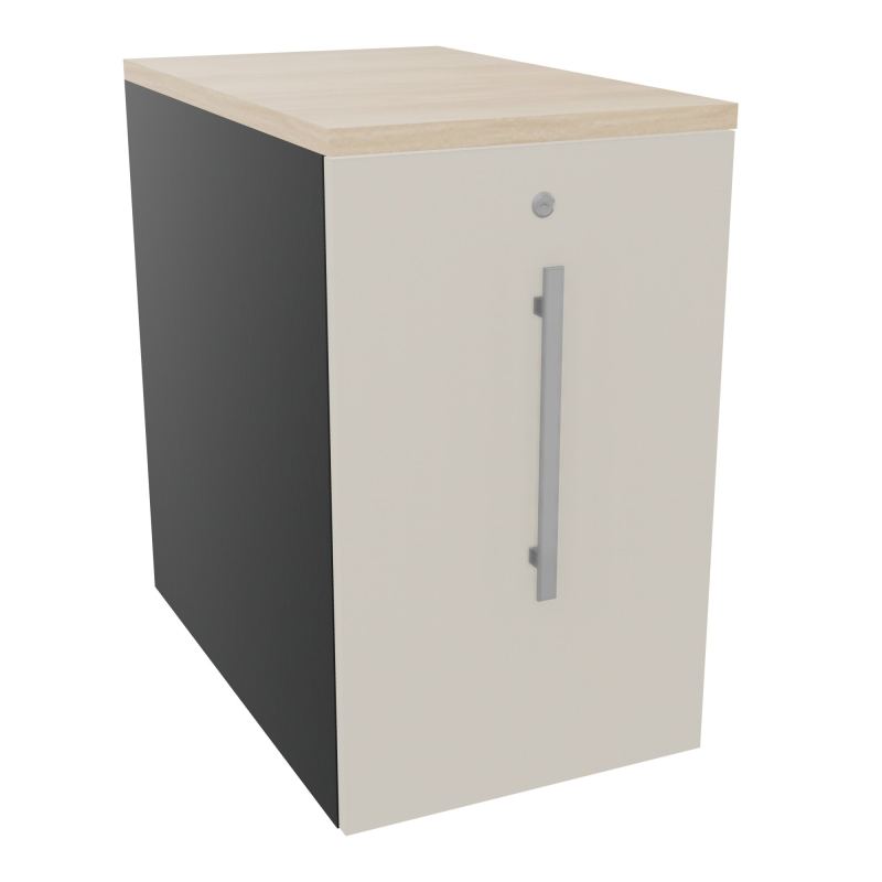 GUSTAVE CAISSON INDIVIDUEL H73,5 L43,2 P70 CM MELAMINE - CORPS  TOP  PORTE  R9 N5 RZ