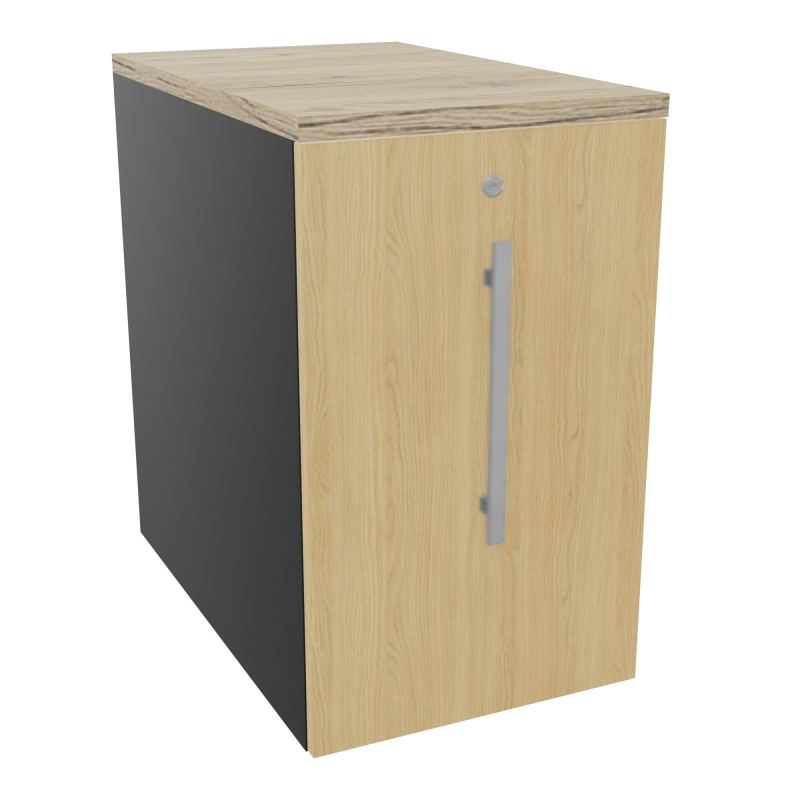 GUSTAVE CAISSON INDIVIDUEL H73,5 L43,2 P70 CM MELAMINE - CORPS  TOP  PORTE  R9 R1 R3