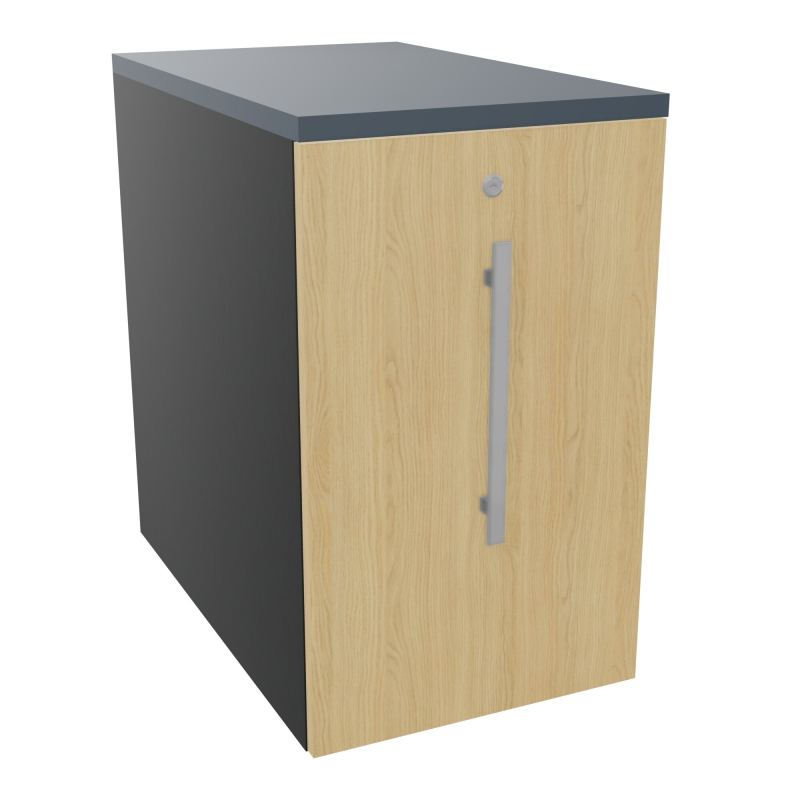 GUSTAVE CAISSON INDIVIDUEL H73,5 L43,2 P70 CM MELAMINE - CORPS  TOP  PORTE  R9 R1 R6
