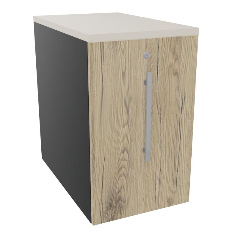 GUSTAVE CAISSON INDIVIDUEL H73,5 L43,2 P70 CM MELAMINE - CORPS  TOP  PORTE  R9 R3 N5