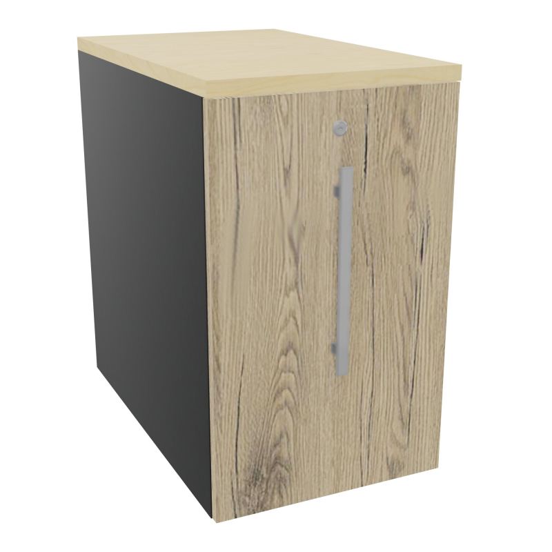GUSTAVE CAISSON INDIVIDUEL H73,5 L43,2 P70 CM MELAMINE - CORPS  TOP  PORTE  R9 R3 N8