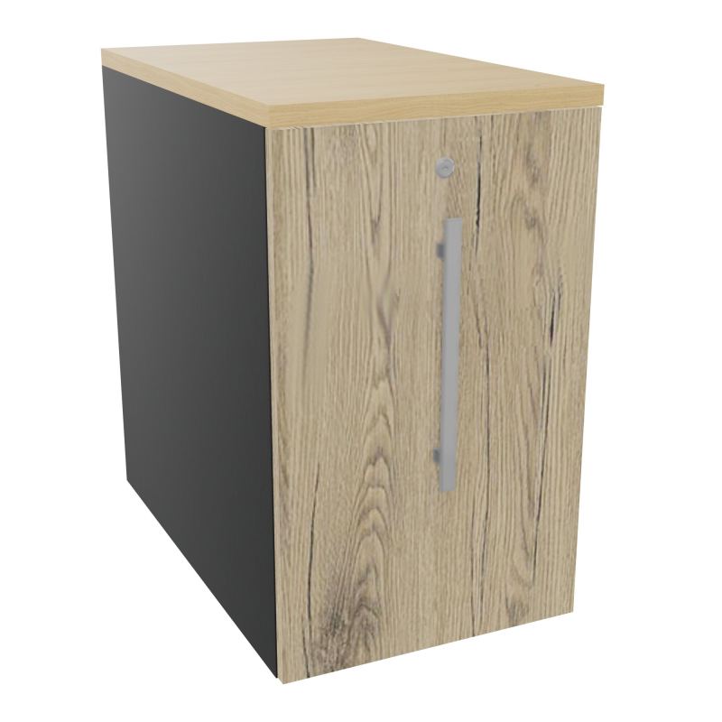 GUSTAVE CAISSON INDIVIDUEL H73,5 L43,2 P70 CM MELAMINE - CORPS  TOP  PORTE  R9 R3 R1