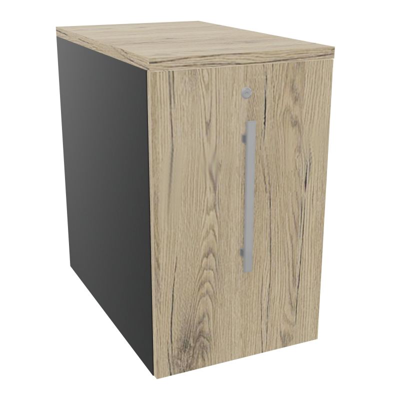 GUSTAVE CAISSON INDIVIDUEL H73,5 L43,2 P70 CM MELAMINE - CORPS  TOP  PORTE  R9 R3 R3