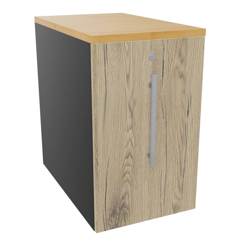 GUSTAVE CAISSON INDIVIDUEL H73,5 L43,2 P70 CM MELAMINE - CORPS  TOP  PORTE  R9 R3 R5