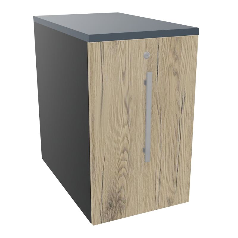 GUSTAVE CAISSON INDIVIDUEL H73,5 L43,2 P70 CM MELAMINE - CORPS  TOP  PORTE  R9 R3 R6