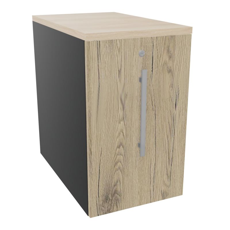 GUSTAVE CAISSON INDIVIDUEL H73,5 L43,2 P70 CM MELAMINE - CORPS  TOP  PORTE  R9 R3 RZ